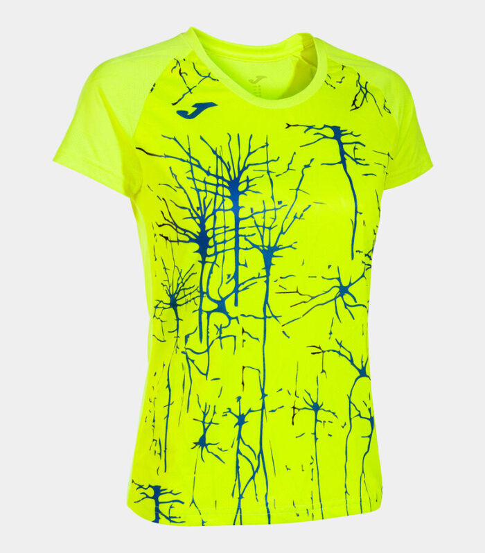 Camiseta Manga Corta Elite Ix Amarillo Flúor